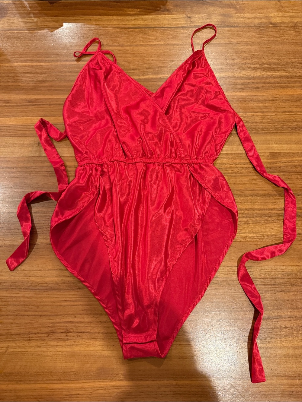 Vintage Victorias Secret Gold Label Spaghetti Strap Body Suit Sz S